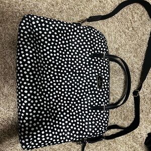 Black and White Polka Dot Handbag